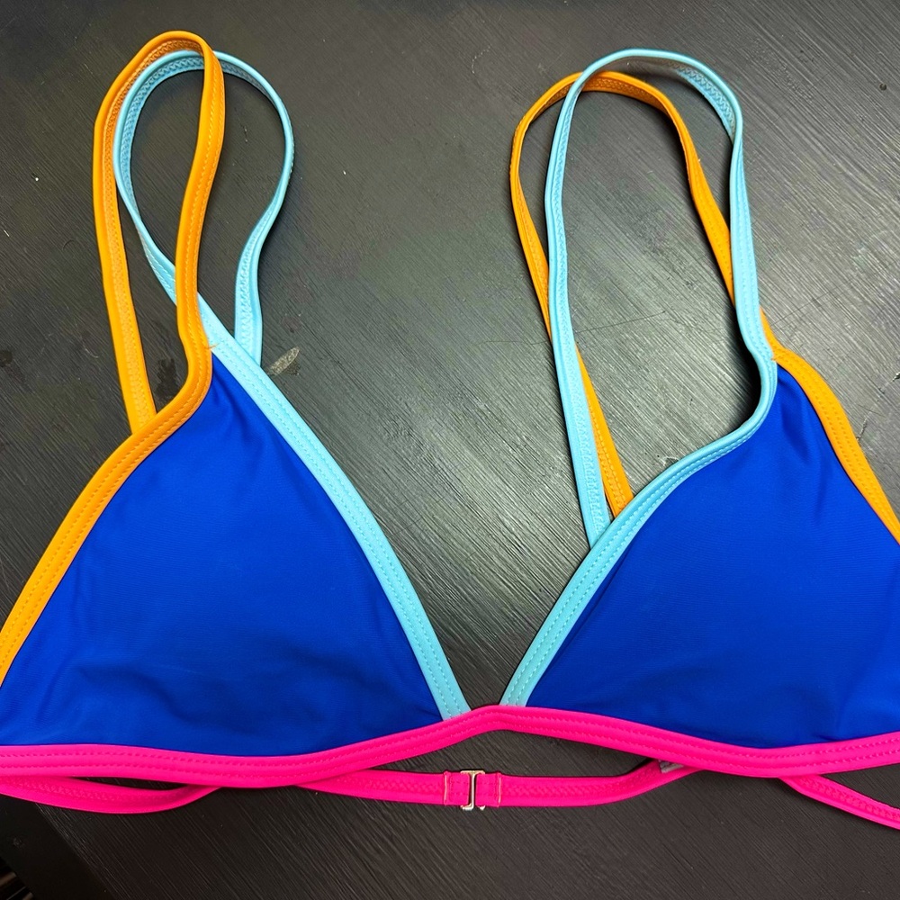 Color Block Bikini Set